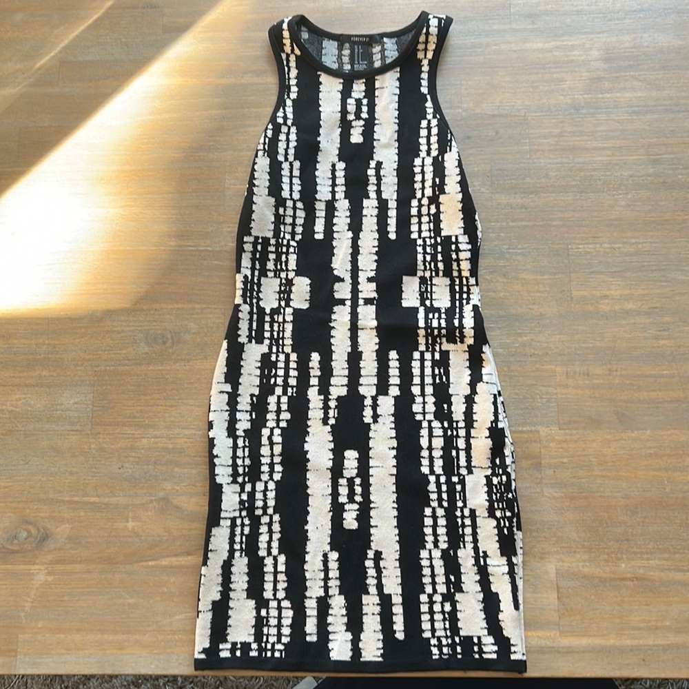 Mini sweater dress, knit